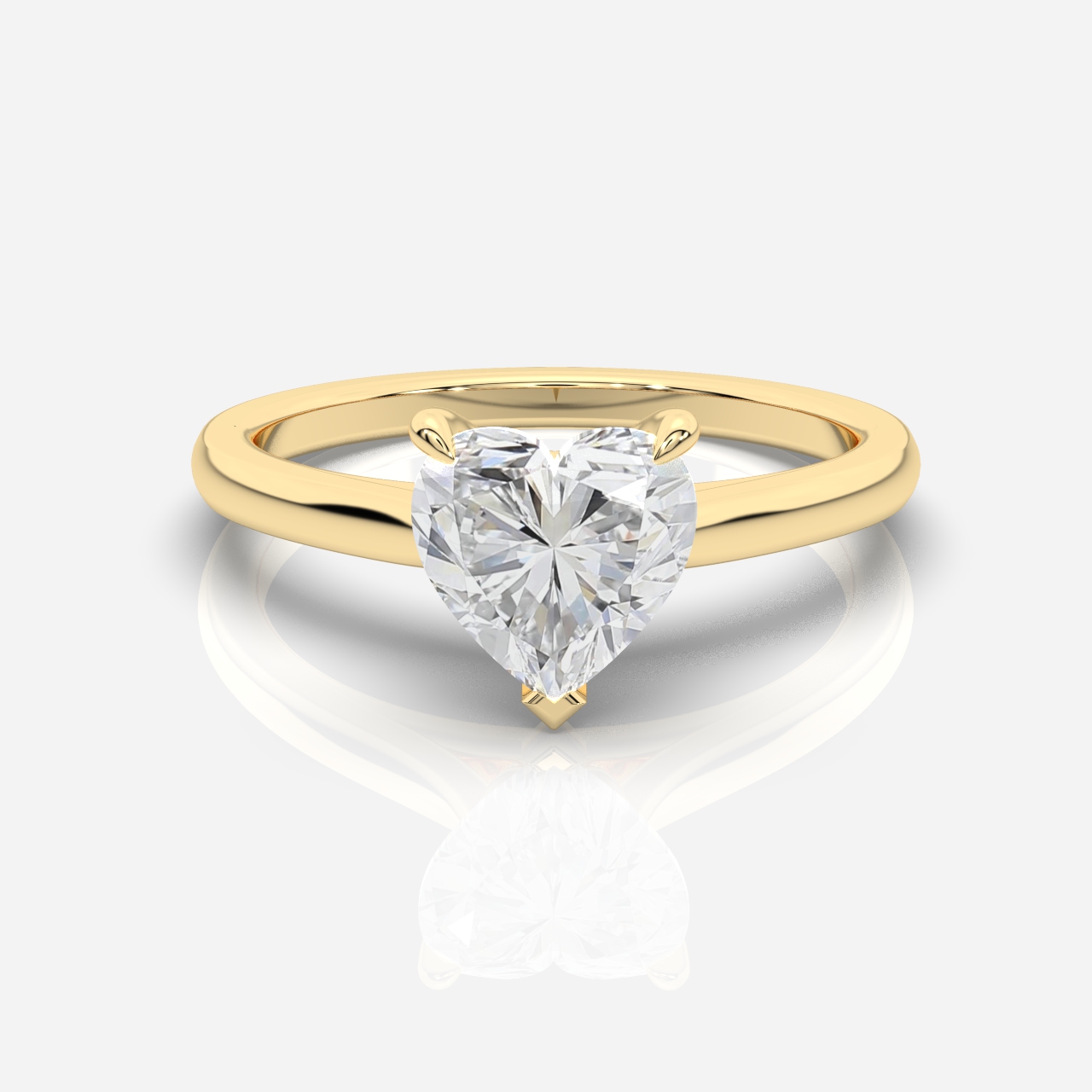 Ella Cathedral Solitaire Heart
